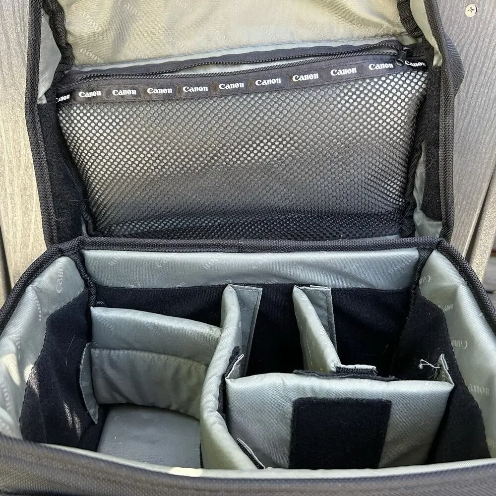 Canon Digital Gadget Bag DSLR EOS Rebel Travel Carry Case With Shoulder Strap